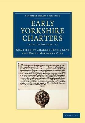 Early Yorkshire Charters - cover