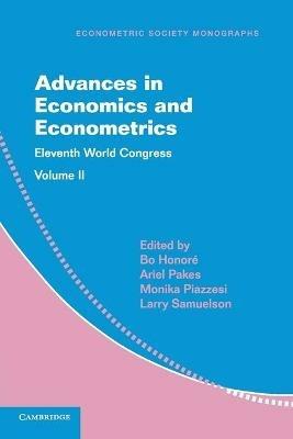 Advances in Economics and Econometrics: Volume 2: Eleventh World Congress - cover