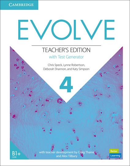 Evolve Level 4 Teacher's Edition with Test Generator - Chris Speck,Lynne Robertson,Deborah Shannon - cover