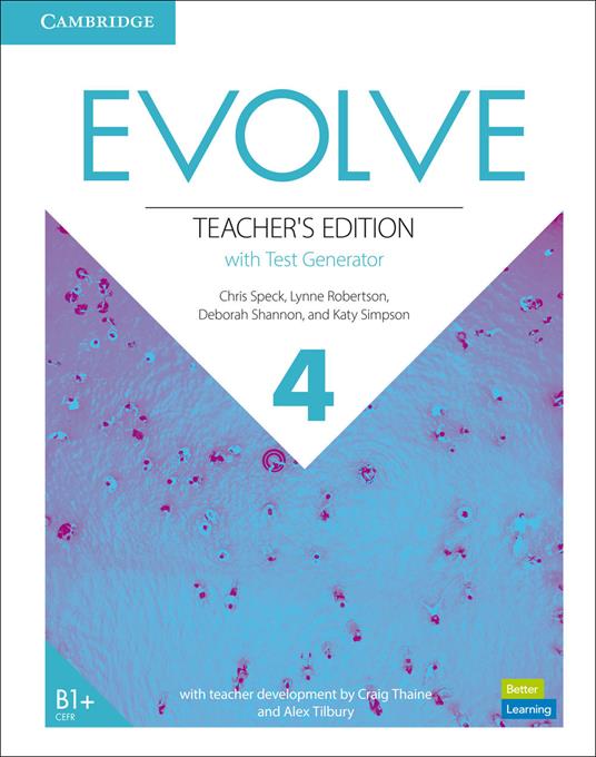 Evolve Level 4 Teacher's Edition with Test Generator - Chris Speck,Lynne Robertson,Deborah Shannon - cover