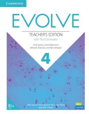Evolve Level 4 Teacher's Edition with Test Generator - Chris Speck,Lynne Robertson,Deborah Shannon - cover