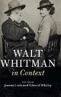 Walt Whitman in Context - cover