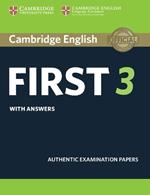 Cambridge English First 3 Student's Book with Answers