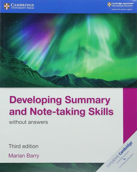 Developing Summary and Note-taking Skills without Answers - Marian Barry - cover