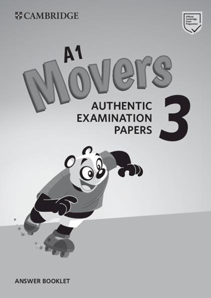 A1 Movers 3 Answer Booklet: Authentic Examination Papers - cover