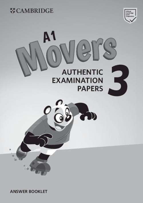 A1 Movers 3 Answer Booklet: Authentic Examination Papers - cover
