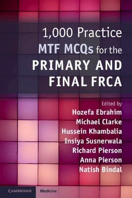 1,000 Practice MTF MCQs for the Primary and Final FRCA - cover