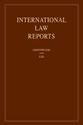 International Law Reports: Volume 191 - cover