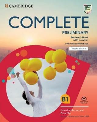 Complete Preliminary Student's Book with Answers with Online Workbook: For the Revised Exam from 2020 - Peter May,Emma Heyderman - cover
