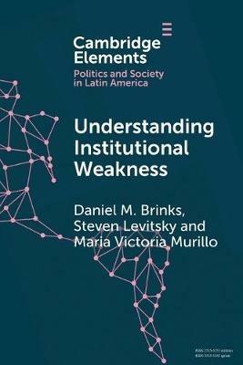 Understanding Institutional Weakness: Power and Design in Latin American Institutions - Daniel M. Brinks,Steven Levitsky,Maria Victoria Murillo - cover