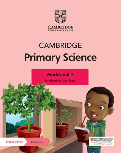 Cambridge Primary Science Workbook 3 with Digital Access (1 Year) - Jon Board,Alan Cross - cover