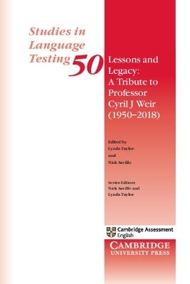 Lessons and Legacy: A Tribute to Professor Cyril J Weir (1950–2018) - cover