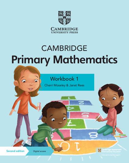 Cambridge Primary Mathematics Workbook 1 with Digital Access (1 Year) - Cherri Moseley,Janet Rees - cover