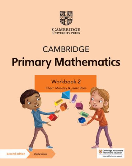 Cambridge Primary Mathematics Workbook 2 with Digital Access (1 Year) - Cherri Moseley,Janet Rees - cover