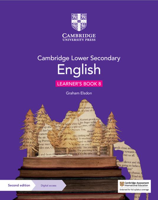Cambridge Lower Secondary English Learner's Book 8 with Digital Access (1 Year) - Graham Elsdon - cover
