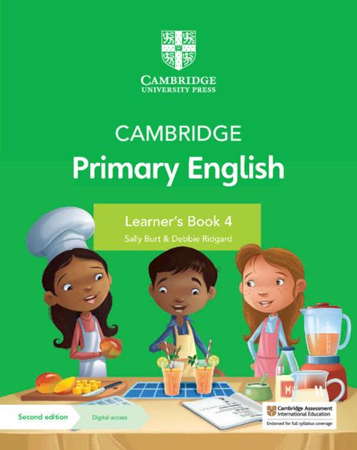 Cambridge Primary English Learner's Book 4 with Digital Access (1 Year) - Sally Burt,Debbie Ridgard - cover