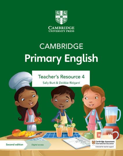Cambridge Primary English Teacher's Resource 4 with Digital Access - Sally Burt,Debbie Ridgard - cover