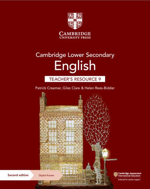 Cambridge Lower Secondary English Teacher's Resource 9 with Digital Access - Patrick Creamer,Giles Clare,Helen Rees-Bidder - cover