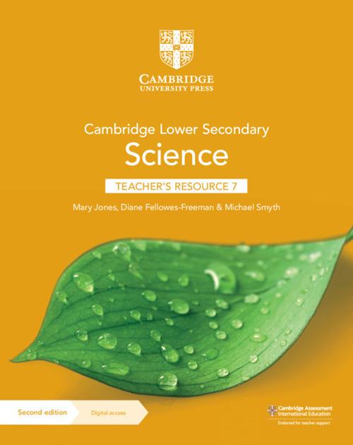 Cambridge Lower Secondary Science Teacher's Resource 7 with Digital Access - Mary Jones,Diane Fellowes-Freeman,Michael Smyth - cover
