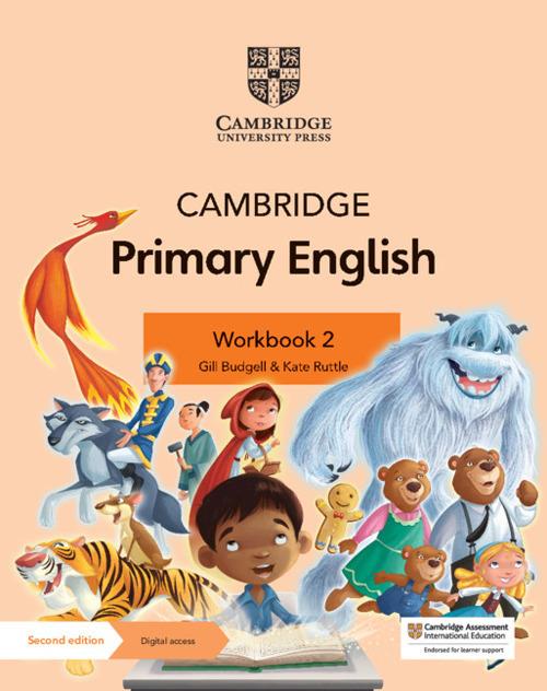 Cambridge Primary English Workbook 2 with Digital Access (1 Year) - Gill Budgell,Kate Ruttle - cover