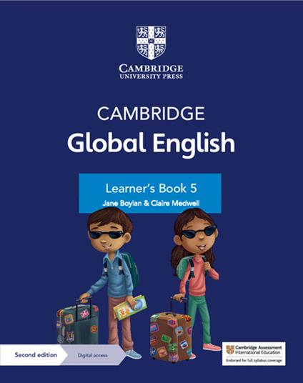 Cambridge Global English Learner's Book 5 with Digital Access (1 Year): for Cambridge Primary English as a Second Language - Jane Boylan,Claire Medwell - cover