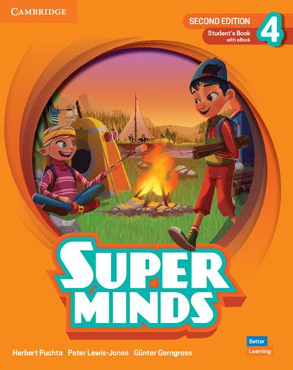 Super Minds Second Edition Level 4 Student's Book with eBook British English - Herbert Puchta,Peter Lewis-Jones,Gunter Gerngross - cover