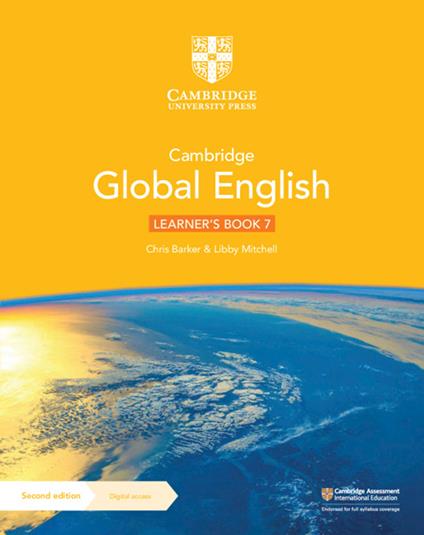 Cambridge Global English Learner's Book 7 with Digital Access (1 Year): for Cambridge Lower Secondary English as a Second Language - Chris Barker,Libby Mitchell - cover