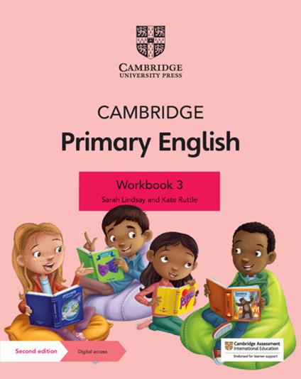 Cambridge Primary English Workbook 3 with Digital Access (1 Year) - Sarah Lindsay,Kate Ruttle - cover