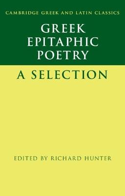 Greek Epitaphic Poetry: A Selection - cover