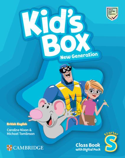 Kid's Box New Generation Starter Class Book with Digital Pack British English - Caroline Nixon,Michael Tomlinson - cover