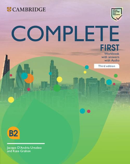 Complete First Workbook with Answers with Audio - Jacopo D'Andria Ursoleo - cover