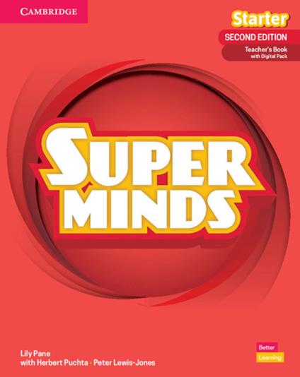 Super Minds Starter Teacher's Book with Digital Pack British English - Lily Pane - cover