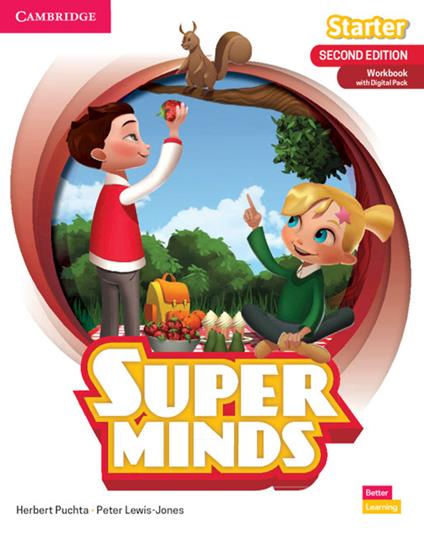 Super Minds Starter Workbook with Digital Pack British English - Herbert Puchta,Peter Lewis-Jones,Gunter Gerngross - cover