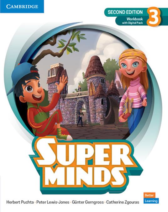 Super Minds Level 3 Workbook with Digital Pack British English - Herbert Puchta,Peter Lewis-Jones,Gunter Gerngross - cover