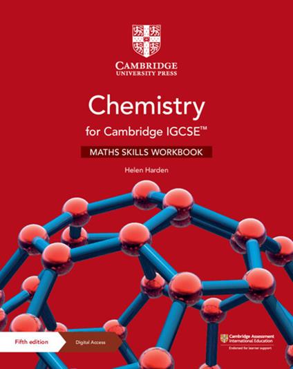 Chemistry for Cambridge IGCSE (TM) Maths Skills Workbook with Digital Access (2 Years) - Helen Harden - cover