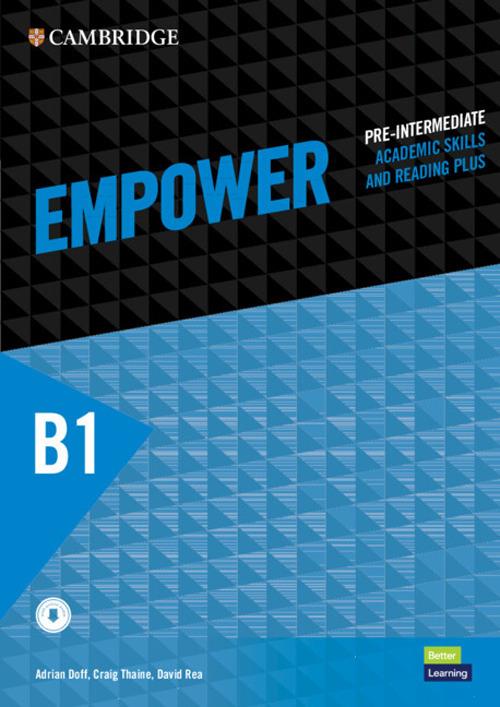 Empower Pre-intermediate/B1 Student's Book with Digital Pack, Academic Skills and Reading Plus - Adrian Doff,Craig Thaine,Herbert Puchta - cover