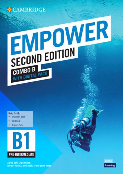Empower Pre-intermediate/B1 Combo B with Digital Pack - Adrian Doff,Craig Thaine,Herbert Puchta - cover