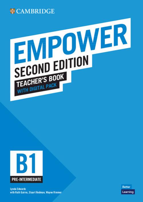 Empower Pre-intermediate/B1 Teacher's Book with Digital Pack - Lynda Edwards - cover
