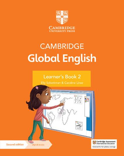 Cambridge Global English Learner's Book 2 with Digital Access (1 Year): for Cambridge Primary English as a Second Language - Elly Schottman,Caroline Linse - cover