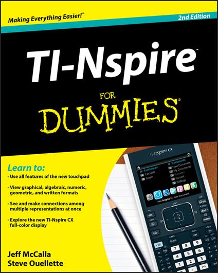 TI-Nspire For Dummies - Jeff McCalla,Steve Ouellette - cover