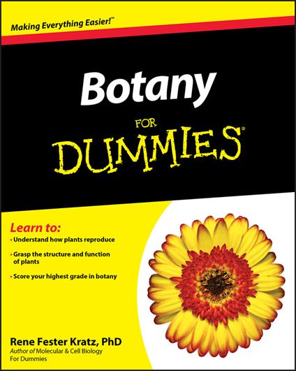 Botany For Dummies - Rene Fester Kratz - cover