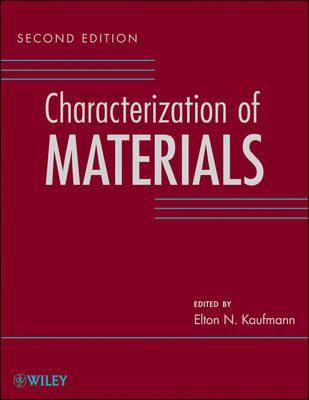 Characterization of Materials, 3 Volume Set - cover