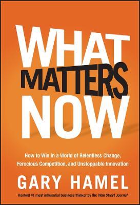 What Matters Now: How to Win in a World of Relentless Change, Ferocious Competition, and Unstoppable Innovation - Gary Hamel - cover