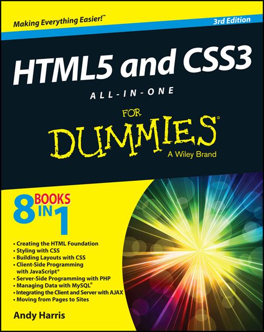 HTML5 and CSS3 All-in-One For Dummies - Andy Harris - cover