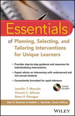 Essentials of Planning, Selecting, and Tailoring Interventions for Unique Learners