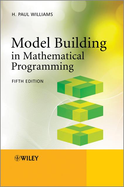 Model Building in Mathematical Programming 5e - HP Williams - cover