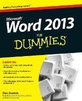 Word 2013 For Dummies - Dan Gookin - cover