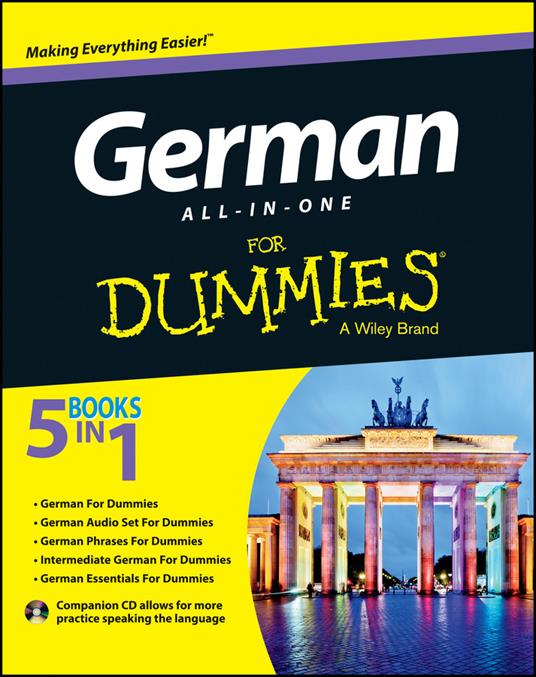 German All-in-One For Dummies, with CD - Wendy Foster,Paulina Christensen,Anne Fox - cover