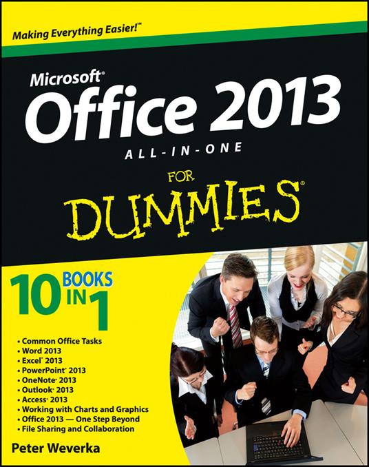 Office 2013 All-in-One For Dummies - Peter Weverka - cover