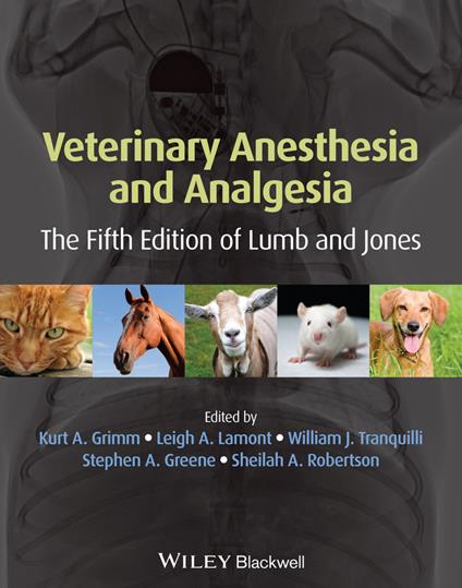 Veterinary Anesthesia and Analgesia - cover
